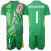Italia Gianluigi Donnarumma #1 Keeper Bortedraktsett Barn EM 2024 Kortermet (+ Korte bukser)